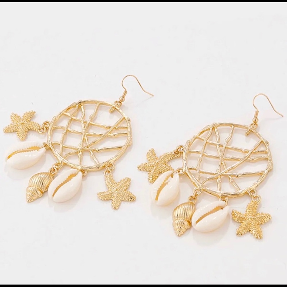 🐚Shells Starfish Dangle Earrings